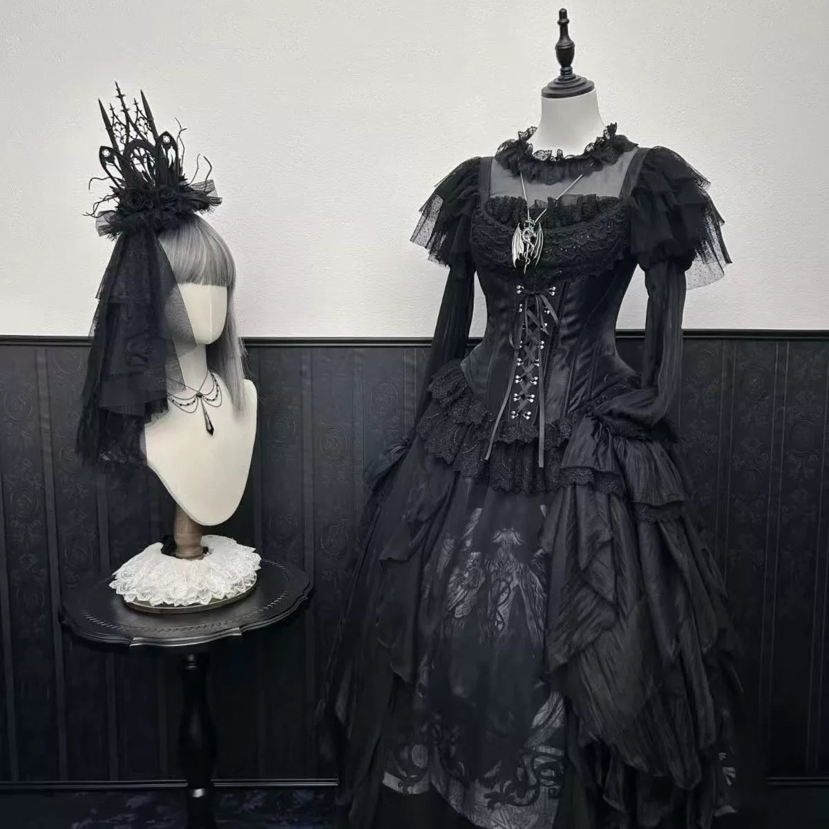 Lolita Boned Corset & Skirt Two-Piece Set - MoYang Original