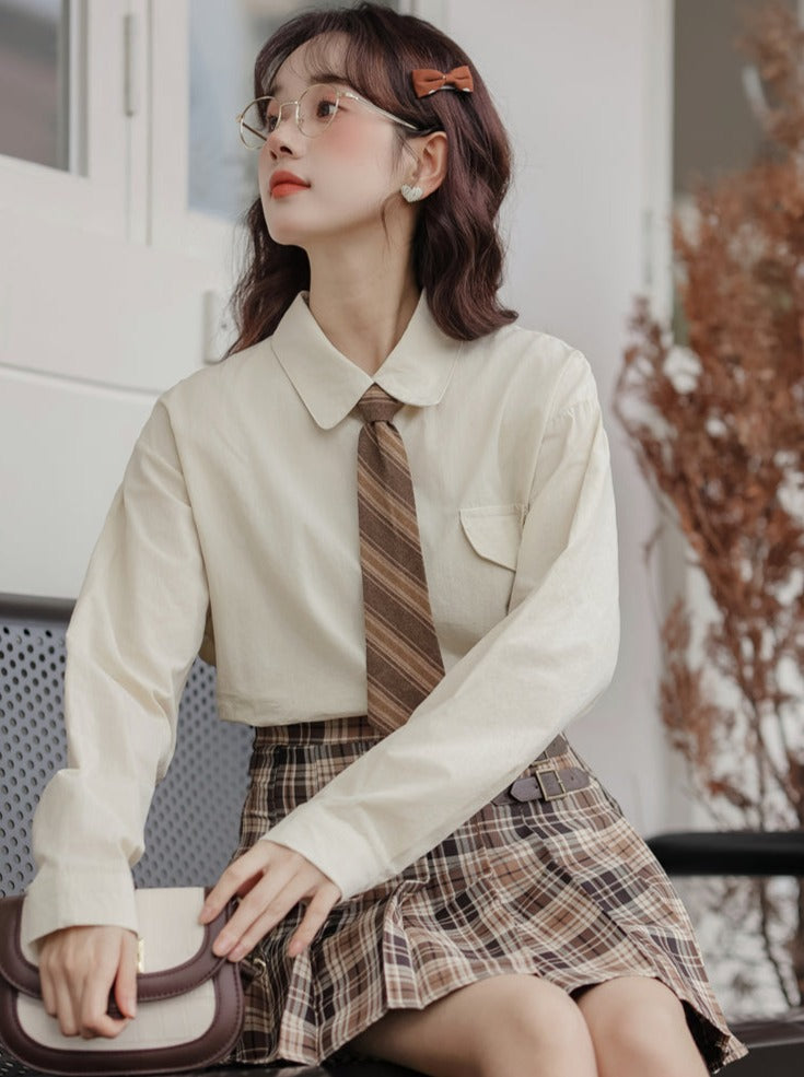 シャツ ワンポイントポケット ゆったり シンプル