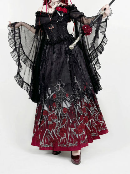 Dragonbone Princess gothic Lolita look front view