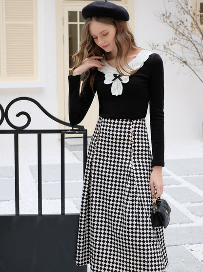 Design Spitzen-Diamantband + Top-Karorock