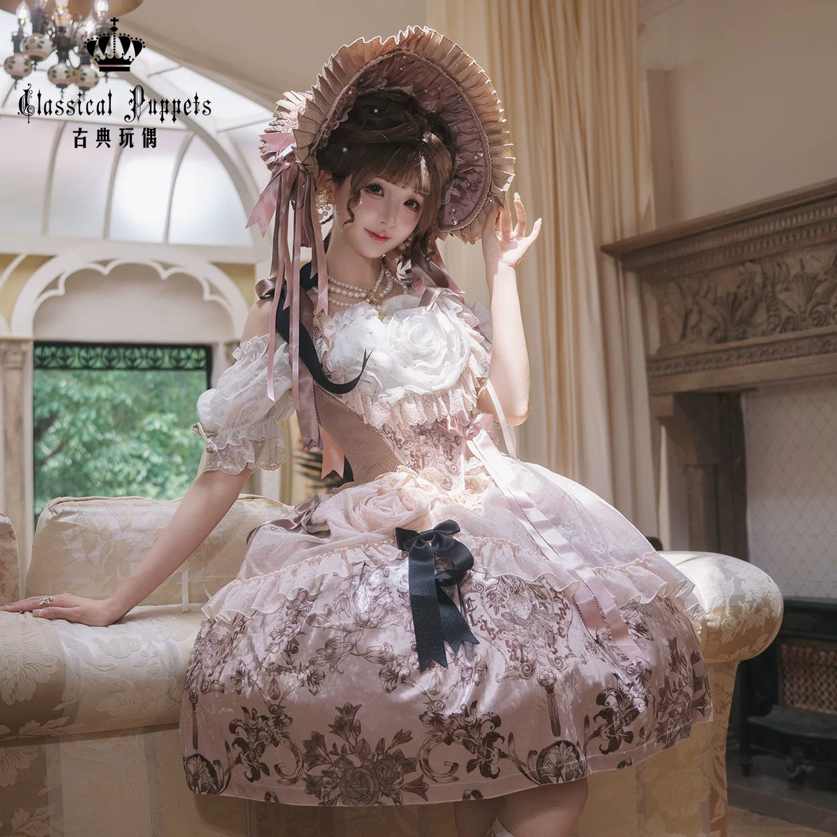 Victoria Garden Velvet JSK & Tea Party OP - Classical Doll Series