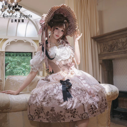 Victoria Garden Velvet JSK & Tea Party OP - Classical Doll Series