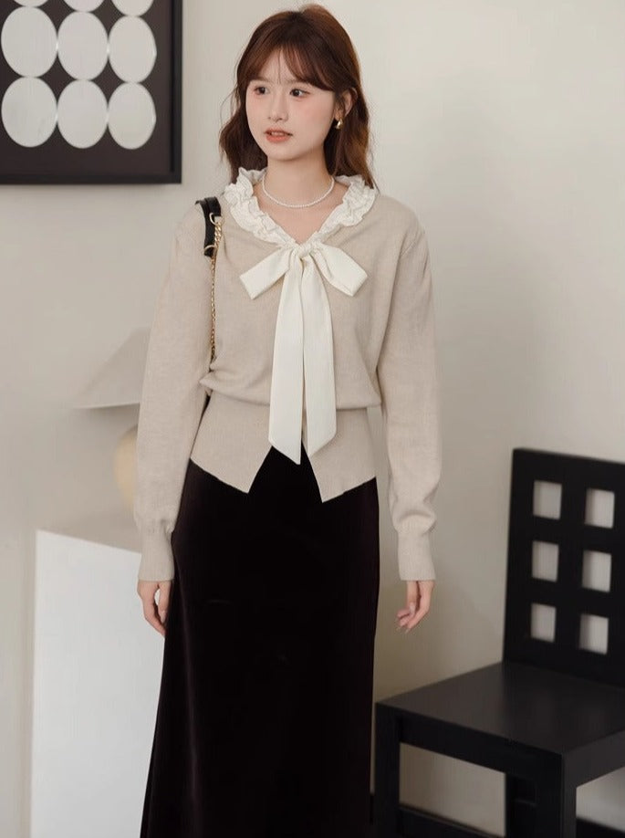 Bow Big Top French Design Ruffle