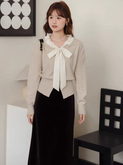 Bow Big Top French Design Ruffle