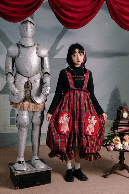 チェックレトロパンツ バルーンサーカス