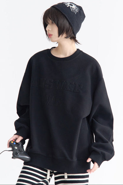 Sweatshirt Crew Applique