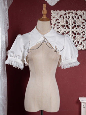 パフスリーブロリータエレガントボレロジャケットゴシック