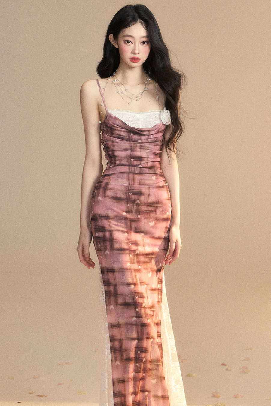 Kleid Dreamland One Lace Check Shoulder