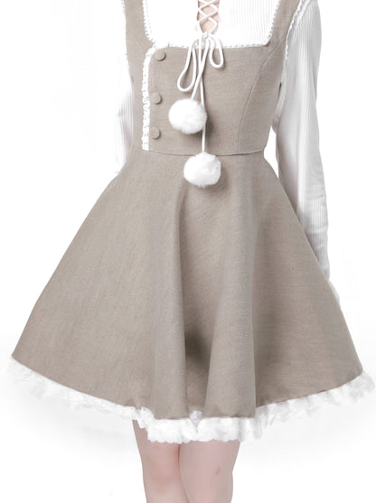 Munapoem Eco Far Coat Fischschwanzloser Riemen Rennjacke Wollanzug