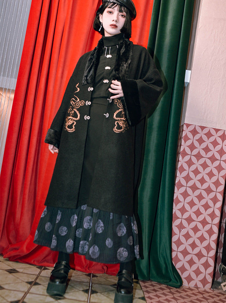 Langer China Plus Print Rock Splicing Samt