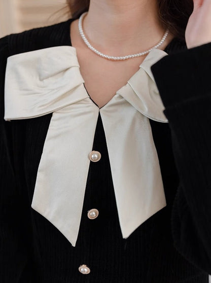 Kleid Retro Chic Französisch Stil College