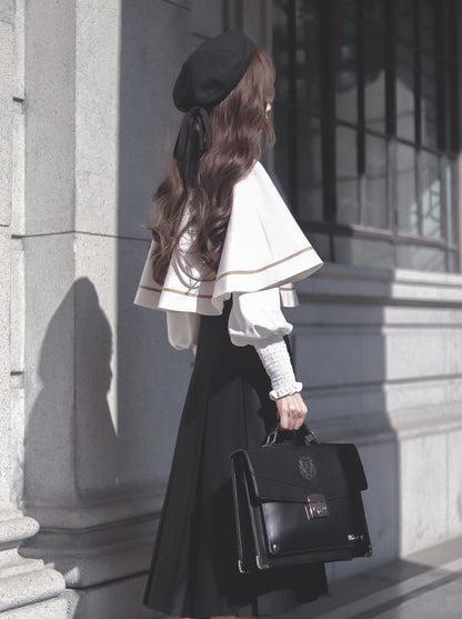 クリスティーンケープ エレガントスカート ベストシャツ ロング