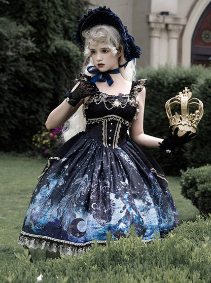 Gothic Lolita Dark Sass Skirt