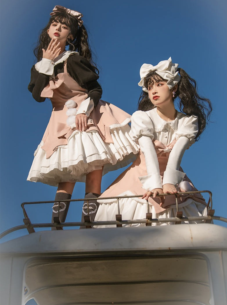 カラースカート ドールサス スウィートロリータトップ ボンボン