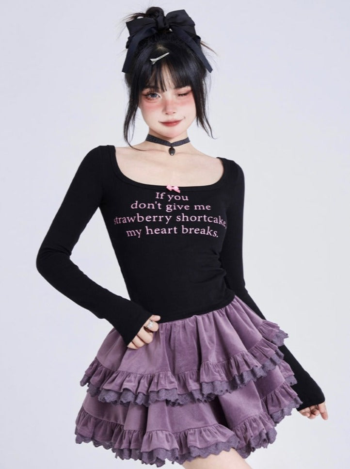 Black Tops Neck Bottled Square