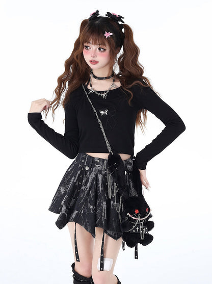 Top Strap Slim Butterfly