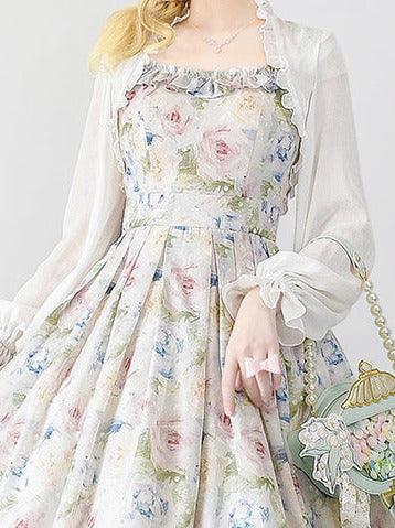 Lolley Kleid + Cardigan Ta Trochrasic Elegan Forest Basket