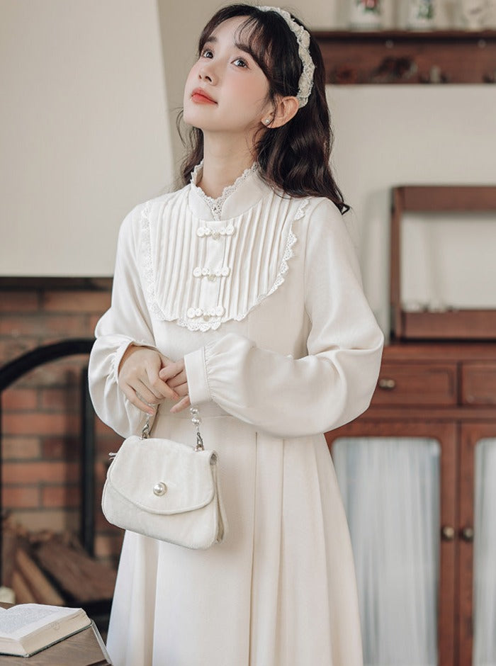 人形用ロングカラースタンドチャイナドレス