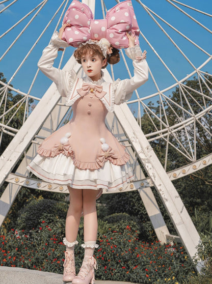 Süßes Lolita-Kleid. Magisches Reservat-Mädchen, mädchenhaft