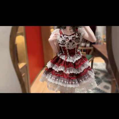 Warbler Age Ballet Lolita JSK Suspender Dress