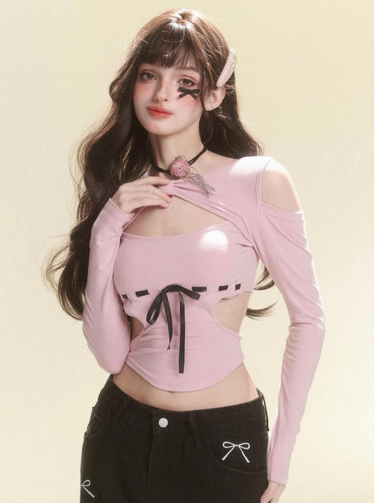 Besticktes Topband Girly