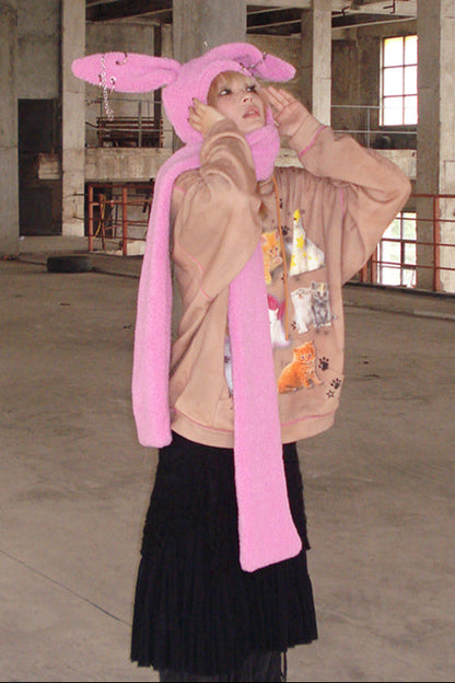 Level Scarf Hat Bunny