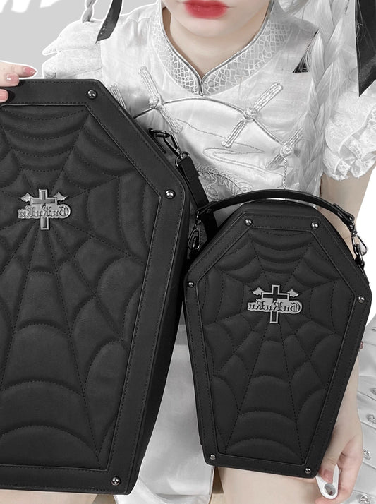 Coffin Pain Cross Bag Spider