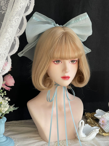 Blue-Green Large Bow Clip from Unideer's Butterfly Orchid Note collection