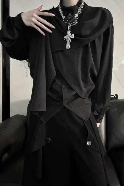 Top Classic Neck Gothic High