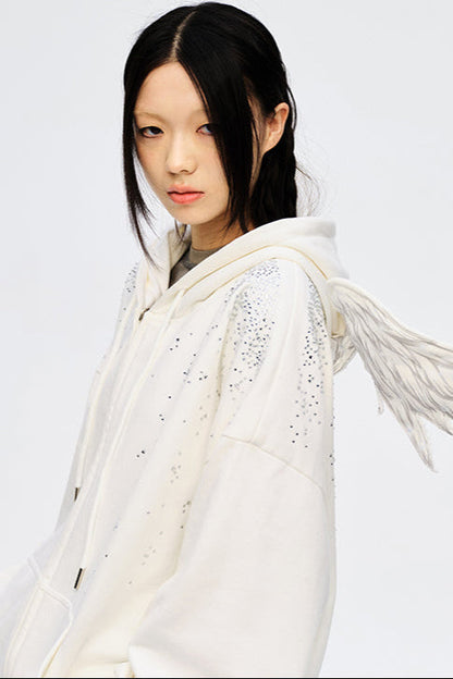 Engel Hoodie Starburst Sweatshirt