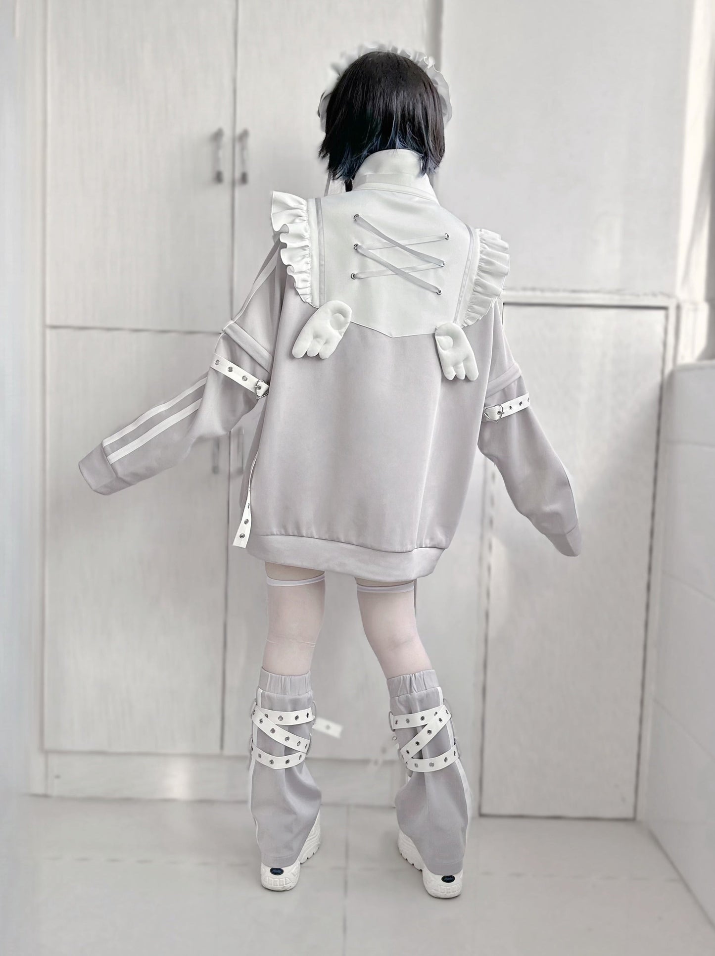 Bionic Black Set Angel Complete Gray Angel Neighborhood