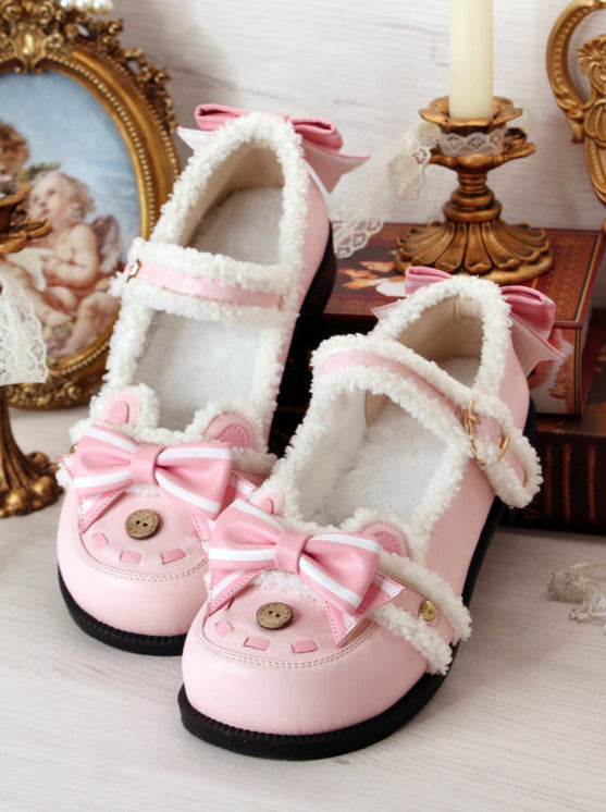 Low Heels Fluffy Bear Lolita Original