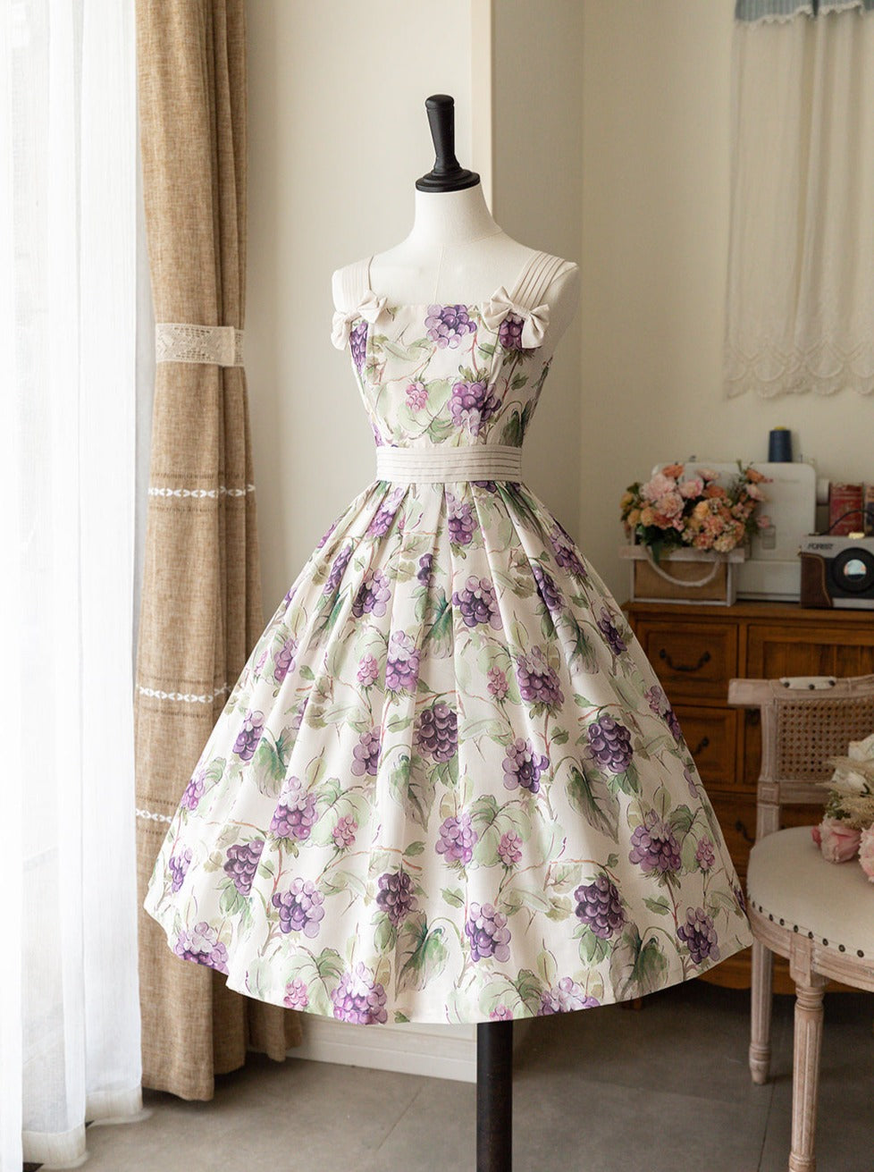 Lolita Blumenkleid Retro