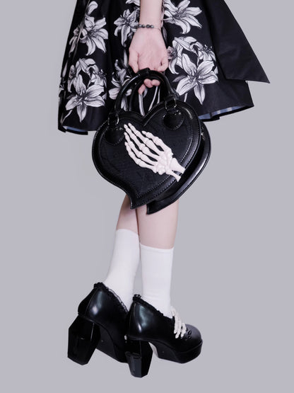 ハートトワイライトインビテーションクロウスカルバッグ