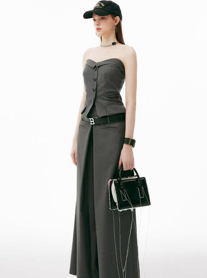 Mode Tube Top Pants Wide