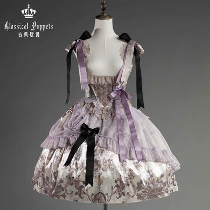 Victoria Garden Velvet JSK & Tea Party OP - Classical Doll Series