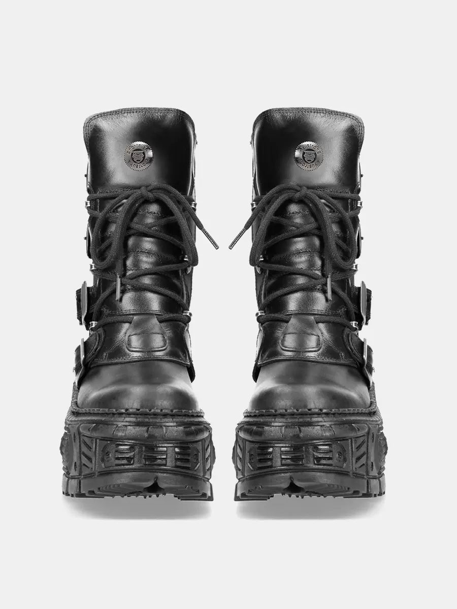 ソールスタイル パワーブーツ メタル ハーフストリート パンク ダーク