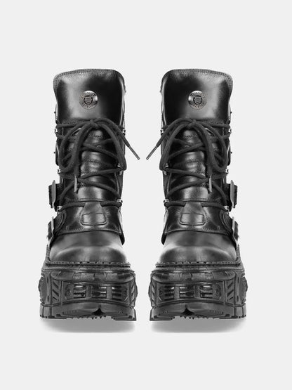 ソールスタイル パワーブーツ メタル ハーフストリート パンク ダーク