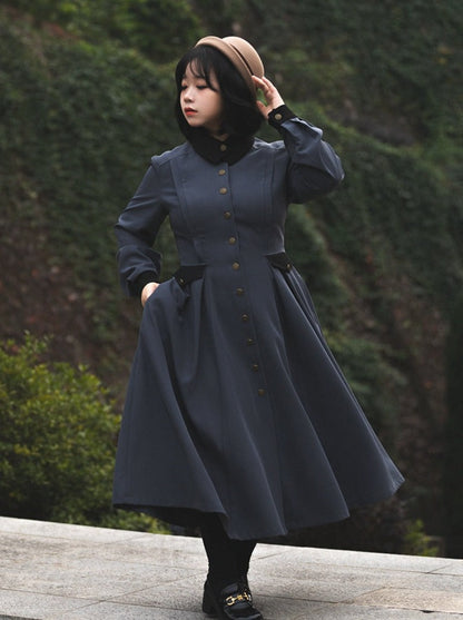 エレガントなレトロクラシックドレスコート