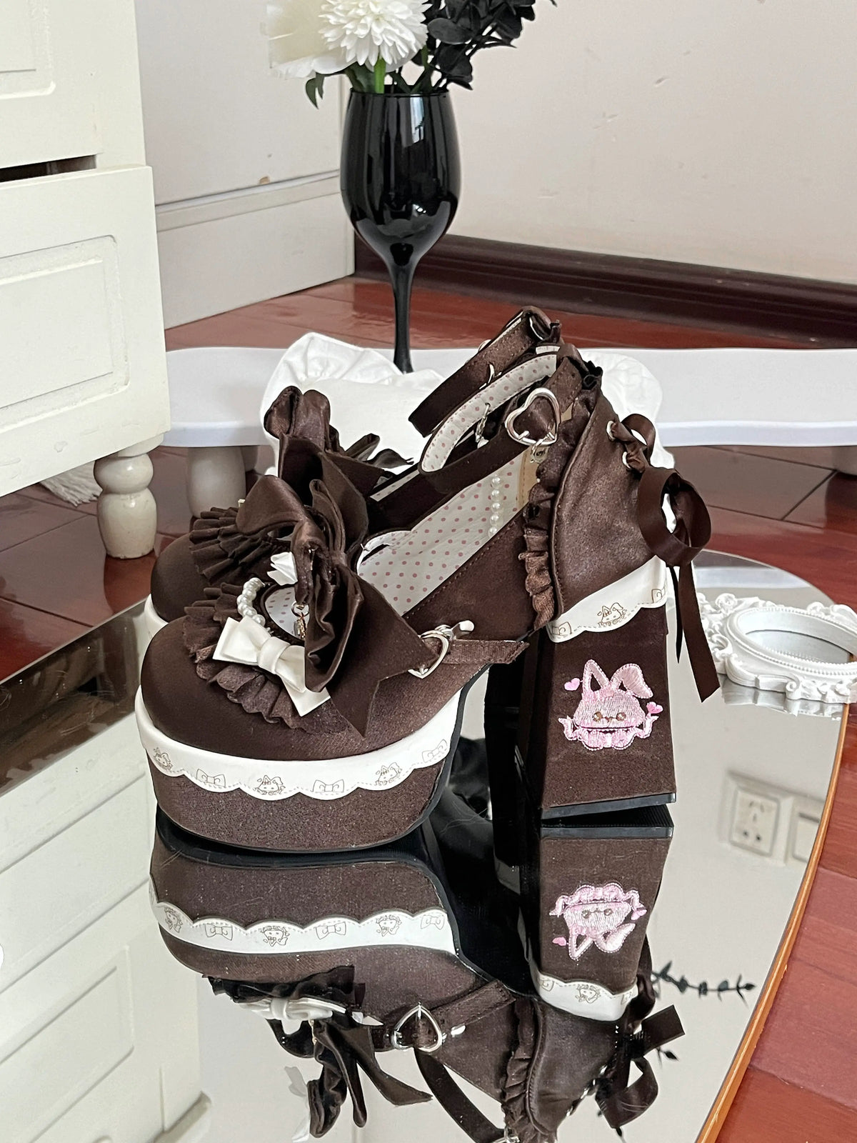 Honey Bear Platform High Heel Lolita Shoes [Pre-Order]