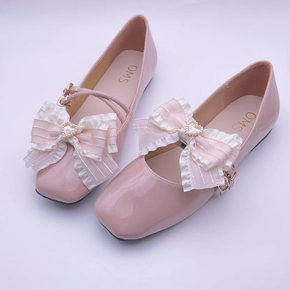 Pink Fairy Princess Bow Shoe Clips - Sweet Lolita Accessories