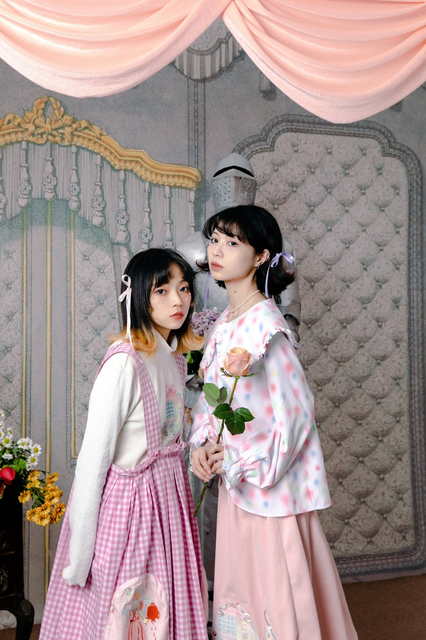 チェックレトロパンツ バルーンサーカス