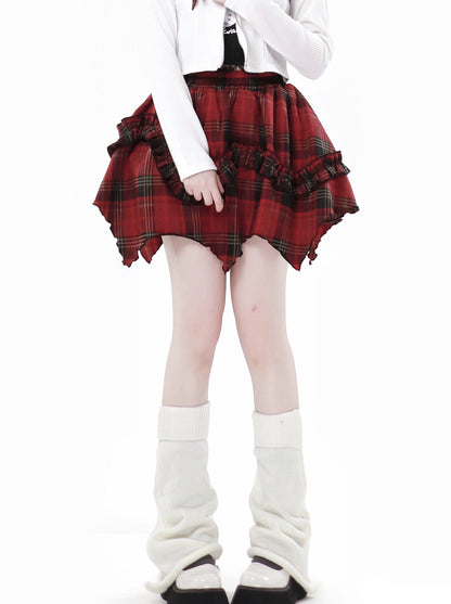 Lace Hoodie Black Stout Double Knit + Cherry Zip