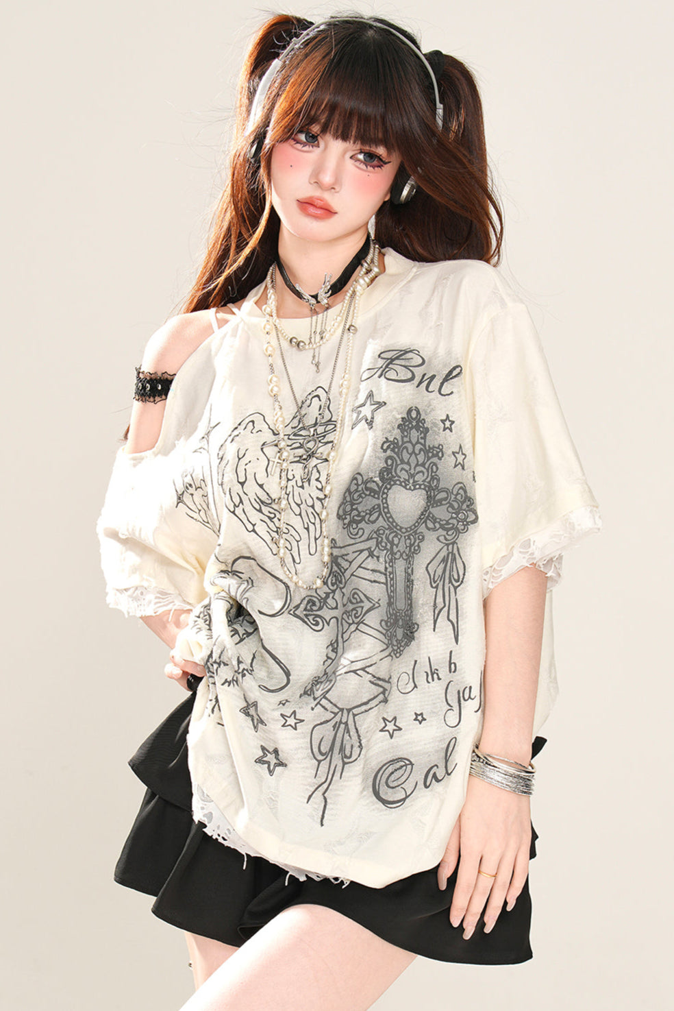 レイジーダークマインTシャツ ルーズ