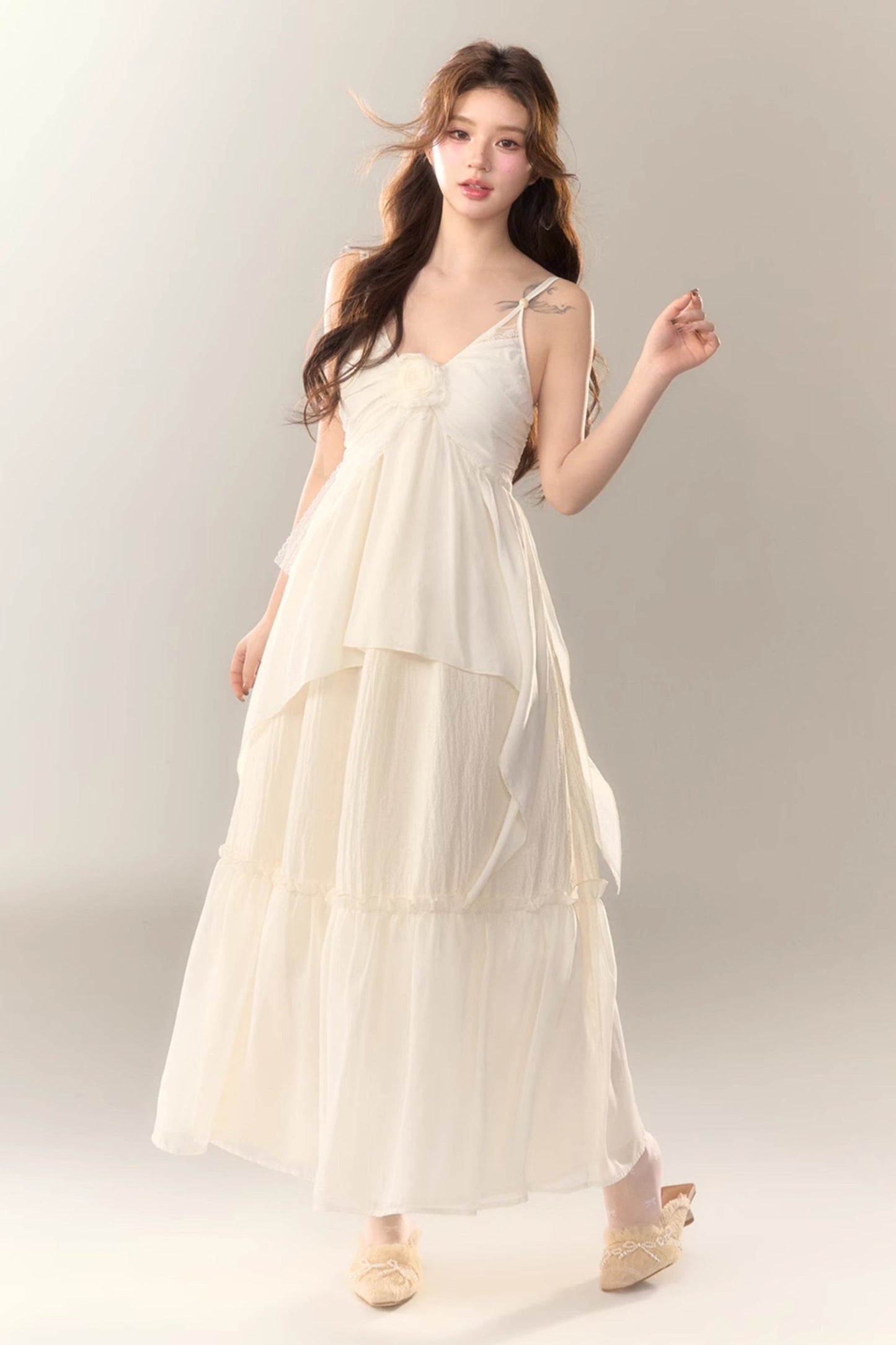 Mondscheinkleid Weiß