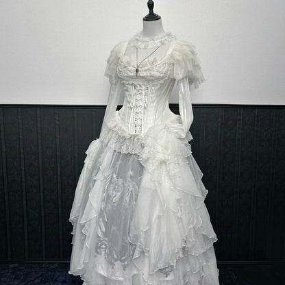 Lolita Boned Corset & Skirt Two-Piece Set - MoYang Original