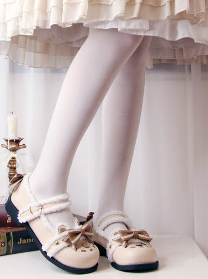 Low Heels Fluffy Bear Lolita Original