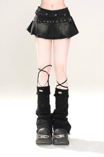 Rock Plissee Y2K Denim Linie