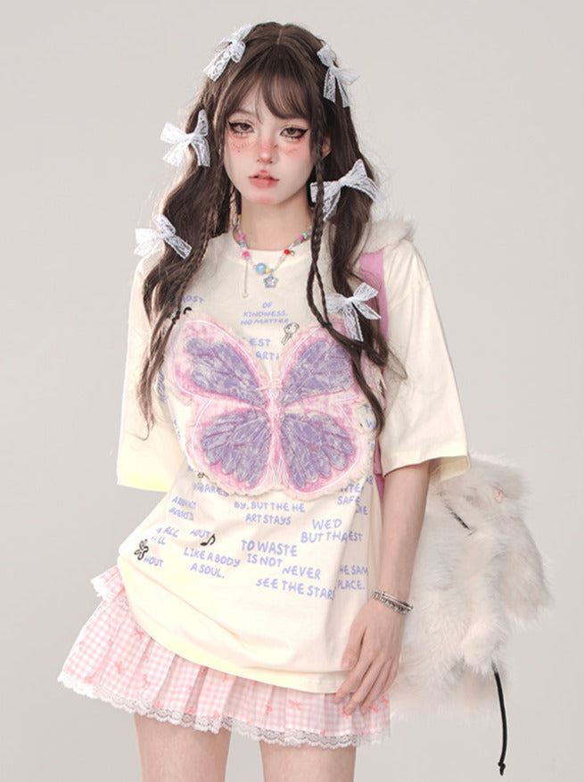 T-Shirt Phantom Butterfly Loose