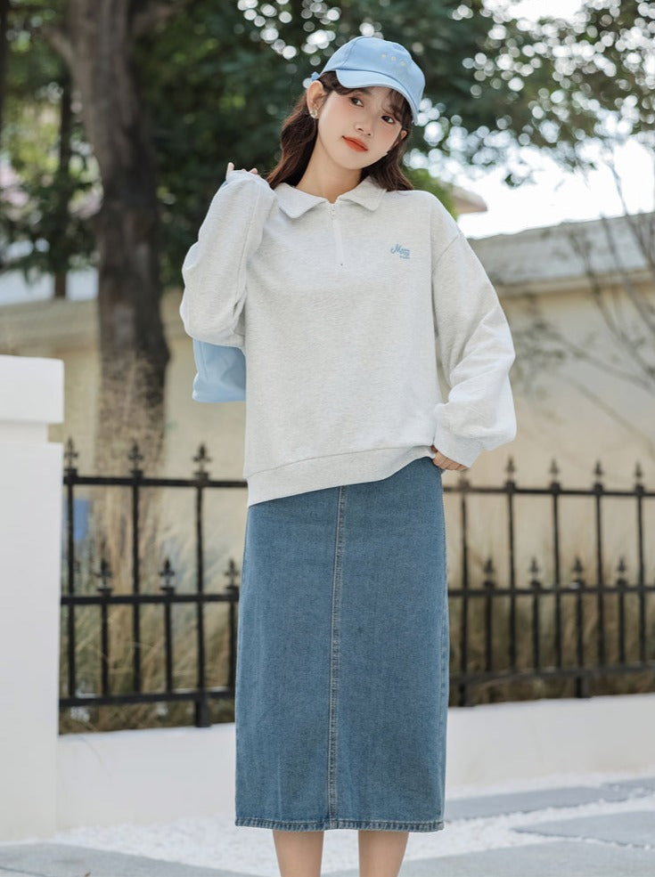 Freizeit-Poloshirts im College-Stil